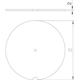 thumbnail of OBO Bettermann Blindscheibe DBS 80 7400768