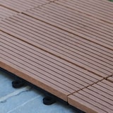 thumbnail of 40 Stück braune Polywood-Klebefliesen - Oviala