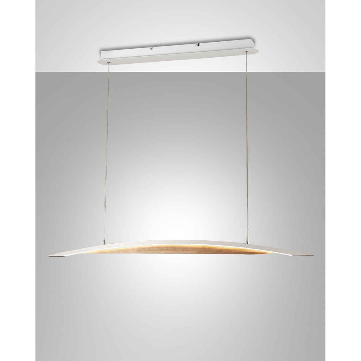 Lustre pendente LED branco Córdoba 3697-40-102 Fabas Luce