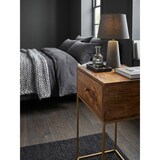 thumbnail of Nachttisch Mango Massivholz/Metall, Industrial-Stil, Boxspringbett-kompatibel, Geräumige Schublade. 40x35x75 cm | Kadima Design