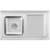 thumbnail of Royal Catering - Royal Catering RC-IKS11 Plonge En Inox Professionnelle Sur Meuble Bas Armoire Placard Avec Évier Acier Inoxydable (1 bac : 400 x