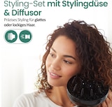 thumbnail of Emerio Haartrockner – Föhn – 2 Geschwindigkeiten – 3 Temperaturstufen – Cool-Shot – Ionisierung – Stylingdüse + Diffusor – 2200 W – HD-122192