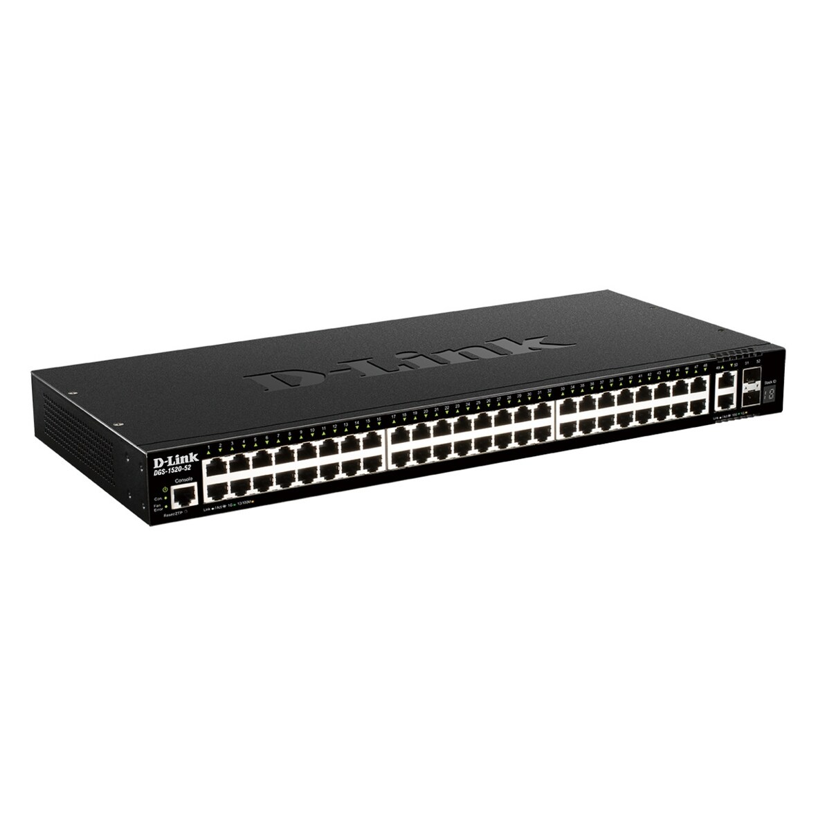 D-Link DGS-1520-52/E 52-Poorts Smart Managed Gigabit Stack Switch 4x 10G