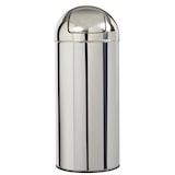 thumbnail of ROSSIGNOL Poubelle en inox 45L avec couvercle à trappe PUSH