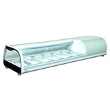 thumbnail of Combisteel Sushi Vitrinekast 62 Liter - 6x 1/3 GN, LED Verlichting, Tafelmodel