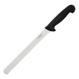 thumbnail of Cuchillo Serrado Negro 250 mm Hygiplas Inox 250 HYGIPLAS