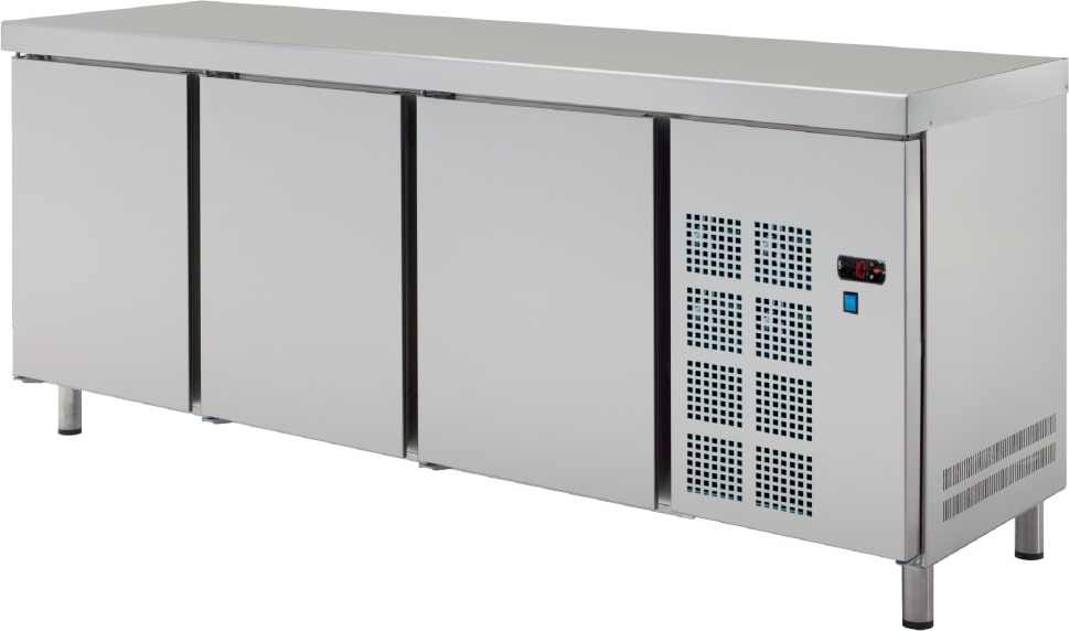 Kühler tisch mit gn 1/1 3 türen - 1800x700x850 mm - 190 W 230/1V - 7C578950 Eurast
