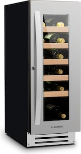 thumbnail of Klarstein Vinovilla  Weinkühlschrank 50l / 20 Flaschen Glastür Edelstahl Edelstahl