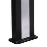 thumbnail of Sined Ella Nera Inox Doccia In Alluminio Solare Da 40 l Nero Fascia Inox