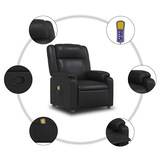 thumbnail of vidaXL Massagesessel Schwarz Kunstleder