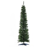 thumbnail of HOMCOM árbol de navidad estrecho 180 cm, árbol artificial con 390 ramas, base de plástico desmontable, verde