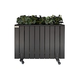 thumbnail of HORTALIA Jardinera Alta de Madera con Ruedas 100x34x80 cm - Ebony Black