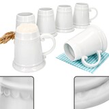 thumbnail of 6er Set Residenz-Krug mit Henkel 0,5 Liter konisch Keramik