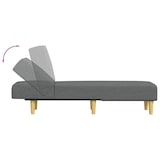 thumbnail of vidaXL Chaiselongue Dunkelgrau Stoff