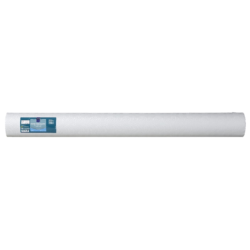 Papieren tafelkleed crème 1,2m x 8m, tafelkleedrol, 3 rollen