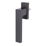 thumbnail of Design Fenstergiff Rasterolive Fensterbeschlag 7x35mm Vierkant Braun RAL 8019