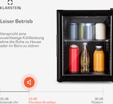 thumbnail of Brooklyn 30 Mini-Kühlschrank Glastür LED Ablage Schwarz
