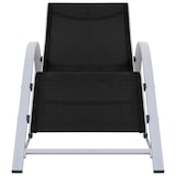 thumbnail of Tumbonas con mesita 2 unidades aluminio negro