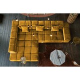 thumbnail of KAWOLA Sofa NEVADA Ecksofa Velvet curry Recamiere links