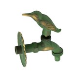 thumbnail of Nostalgie Auslaufventil Vogel 1/2 Zoll patiniertes Messing