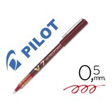 thumbnail of PILOT- Set de 6 Bolígrafos Roller V7 HI-TECPOINT Punta Fina 0.7 mm. Rojo
