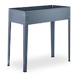 thumbnail of Relaxdays Hochbeet Metall, schmales Kräuterbeet, für Garten, Balkon & Terrasse, Gemüsebeet, HBT: 80 x 86 x 40,5 cm, grau