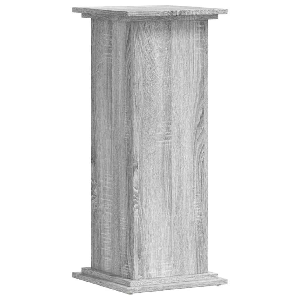 Helloshop26 - Sonoma Pflanzenständer Blumenmöbel 33 x 33 x 80 cm Holzwerkstoff grau 02_0045182