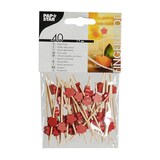 thumbnail of 40 Fingerfood - Spieße 7 cm "Flower"