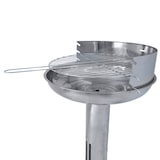 thumbnail of ACTIVA Edelstahl Holzkohle Säulengrill "Augsburg" mit 39 cm großen verchromten, verstellbaren Grillrost und Belüftung in der Säule