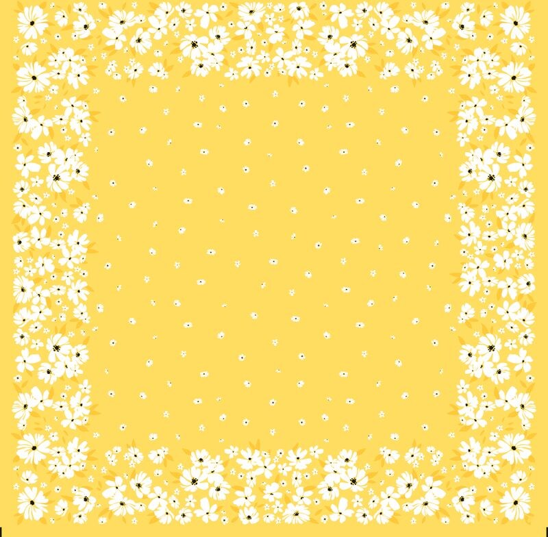 10x Duni Dunicel® Mitteldecke 84 x 84 cm Sunny Day