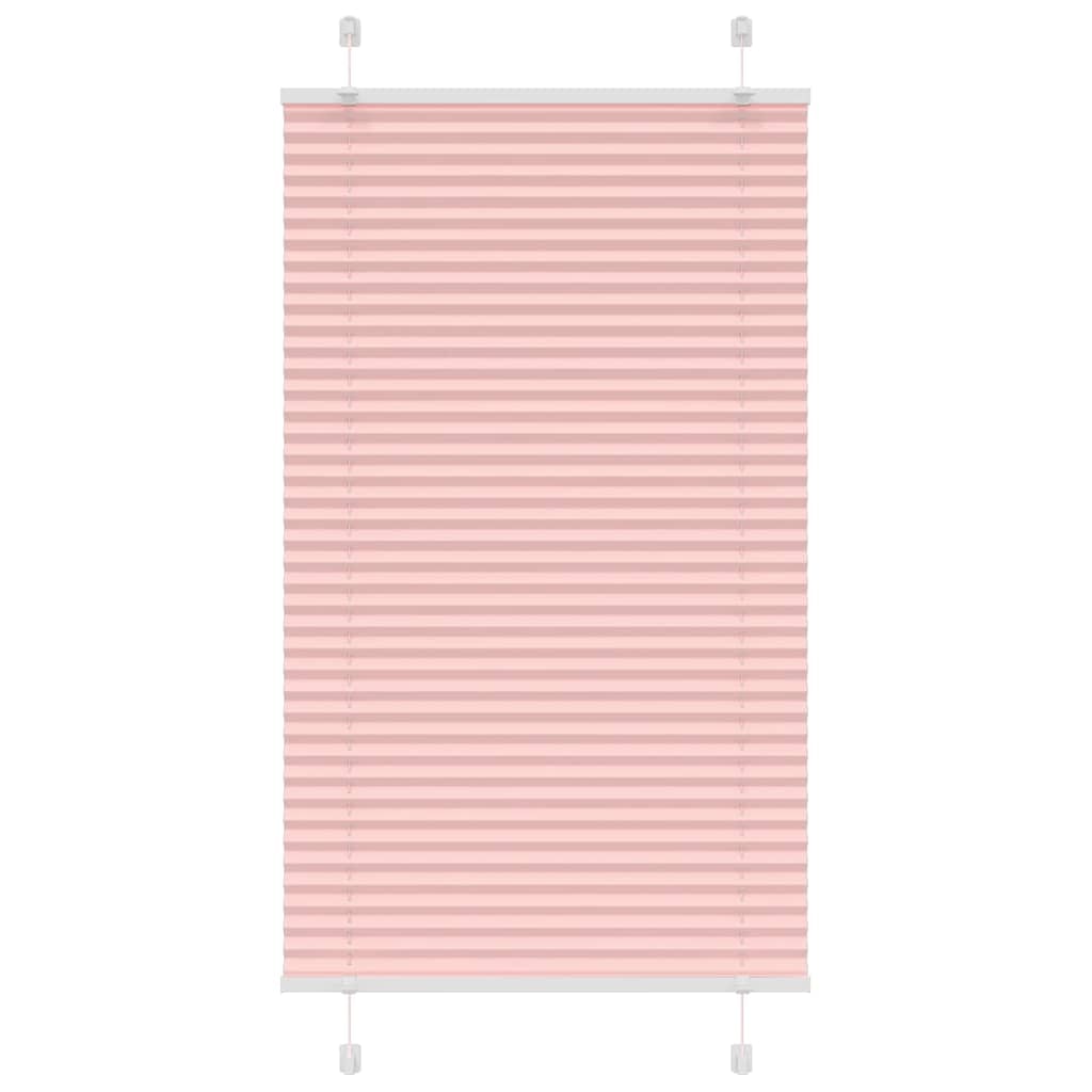 vidaXL Plissee Rosa 80x150 cm Stoffbreite 79,4 cm Polyester
