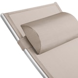 thumbnail of tectake 2 tumbonas de aluminio, de 5 posiciones  Beige