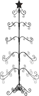 thumbnail of vidaXL Metall-Weihnachtsbaum für Dekorationen Schwarz 150 cm