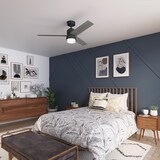 thumbnail of Deckenventilator Greenville Schwarz mit Licht 132