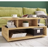 thumbnail of Esila Couchtisch 4 Ablagen Eiche dekor.
