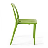 thumbnail of Set van 4 groene plastic stoelen