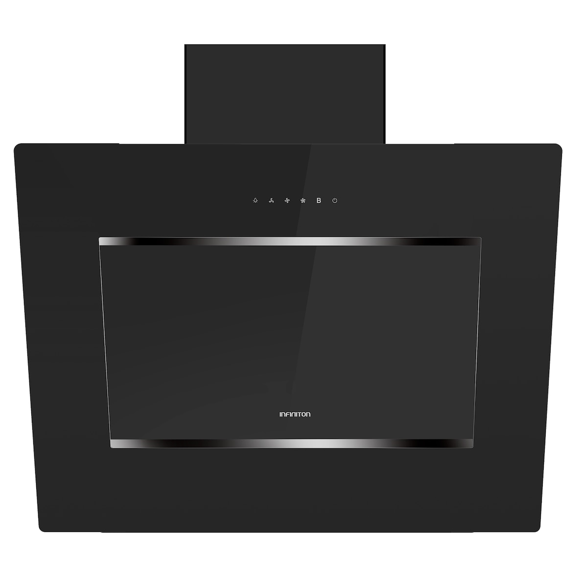 Exaustor INFINITON CMPTRAL-80B, Largura 80 cm, Perímetro, 800 m3/h, Preto