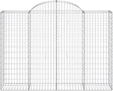 thumbnail of vidaXL Gabionen mit Hochbogen 4 Stk. 200x50x140/160cm Verzinktes Eisen