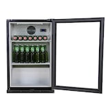 thumbnail of Husky C1-865-BK-NL-HU - Flessen Koelkast - Met Glazen Deur - 130 Liter - Zwart