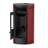 thumbnail of Poêle à granulés étanche Flavia 9,5 kW Bordeaux Sannover + Kit d'installation Complet