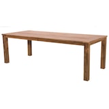thumbnail of Tuintafel recycled teak met blokpoten, lengte 240 cm, breedte 100 cm, hoogte 76 cm