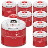 thumbnail of EVOCAMP 8x Propan Butan Gaskartusche 300g - Schraubkartusche passend für Weber Q100/1200