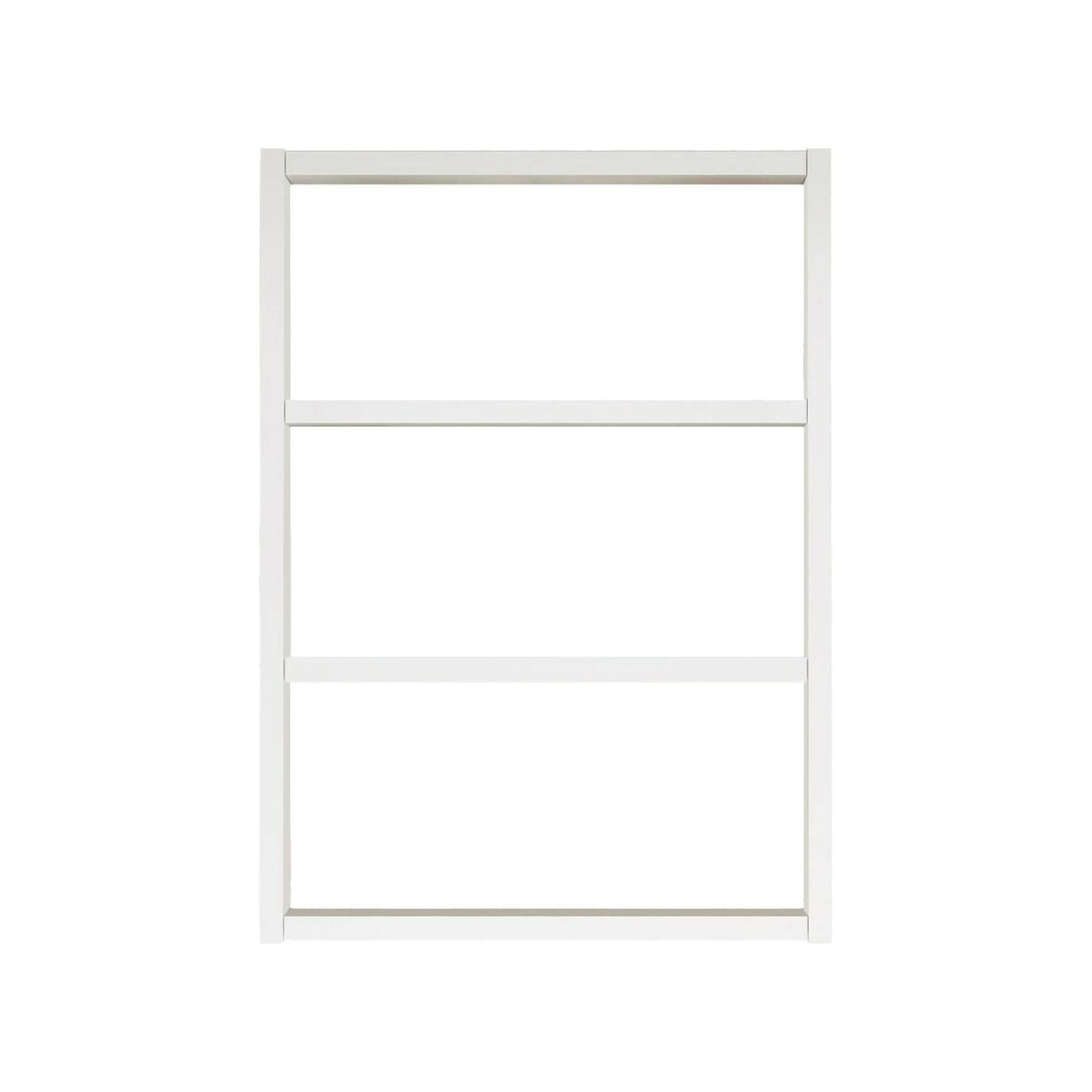 Dmora Regal Dalbier, Gestell, Wandregal, Mehrzweckregale, 43x9h60 cm, Weiß