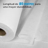 thumbnail of Papel Camilla Polipropileno 58 cm x 80 m | 6 Rollos Precortado cada 40 cm | Tacto Tela