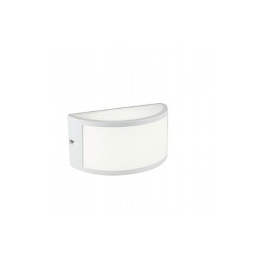 Applique Da Esterno Contemporanea Bia Alluminio Bianco 1 Luce E27