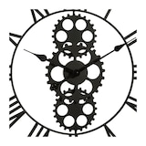 thumbnail of Atmosphera - Relógio mecânico decorativo de Ø70cm em metal e madeira na cor preta.