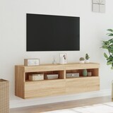 thumbnail of vidaXL TV-Wandschränke mit LED-Leuchten 2 Stk. Sonoma-Eiche 60x30x40cm