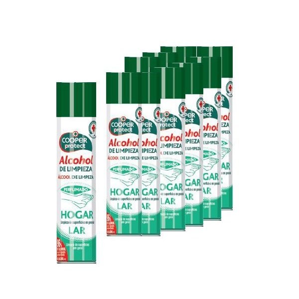 Alcohol de limpieza en spray Cooper Protect 300 ml. Pack 12 uds