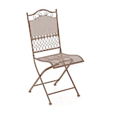 thumbnail of Cadeira dobrável Kiran marrom antigo