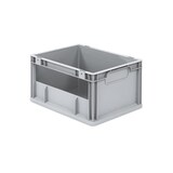 thumbnail of PROREGAL 5x Eurobox NextGen Insight | HxBxT 22x30x40cm | 20 Liter | Seite offen | Eurobehälter, Transportbox, Transportbehälter